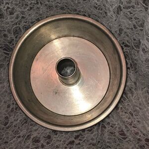 Vintage Silver Angel food cake pan